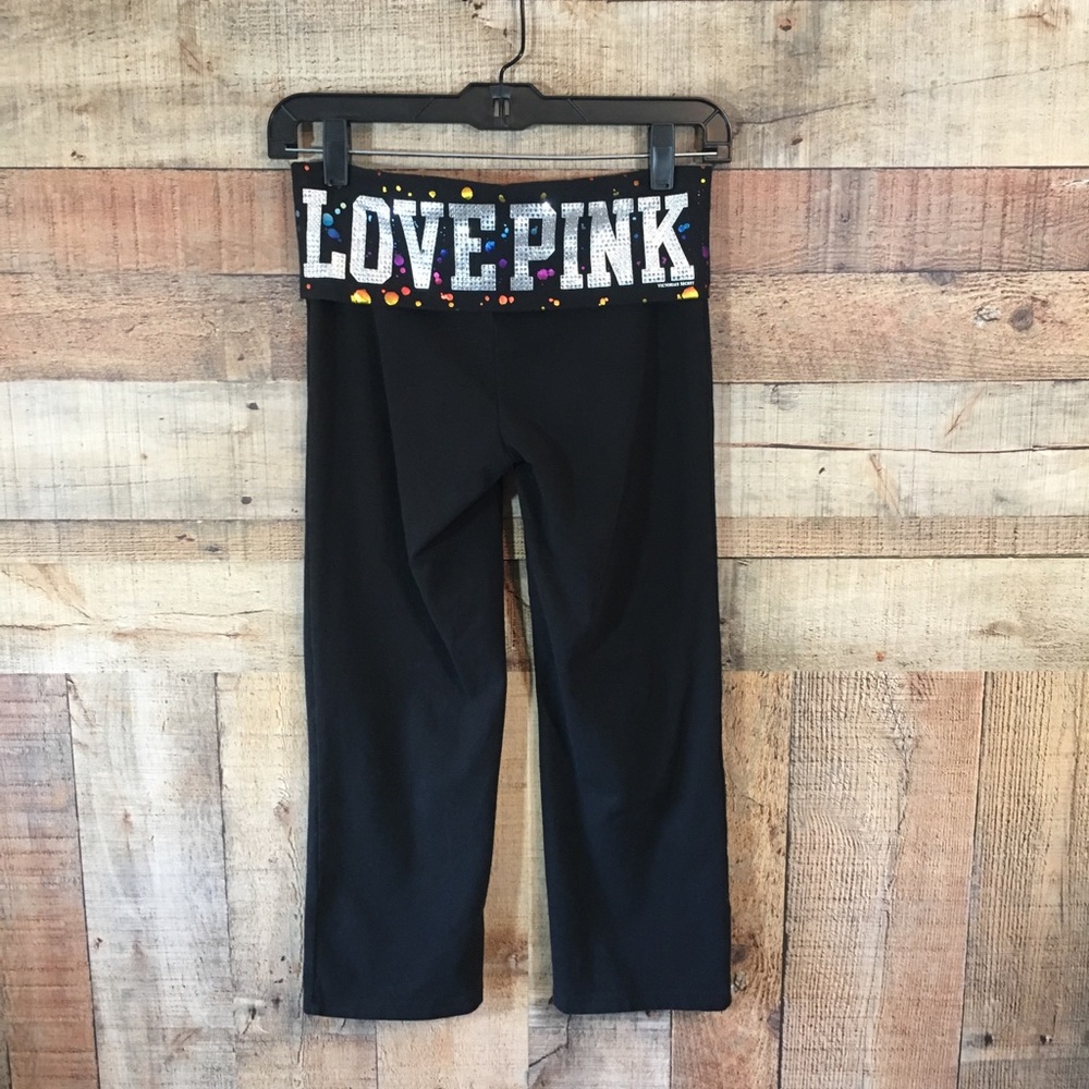 NWOT Victoria’s Secret PINK Cropped Yoga Pants
